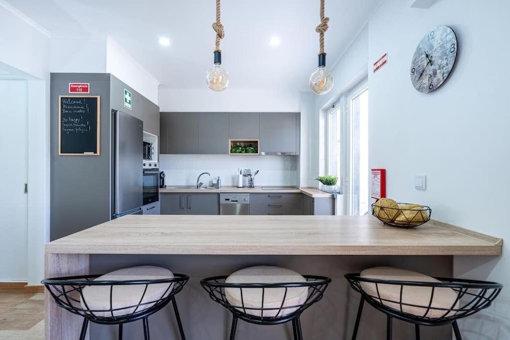 Faro Center With Ac & Wifi Apartment ภายนอก รูปภาพ